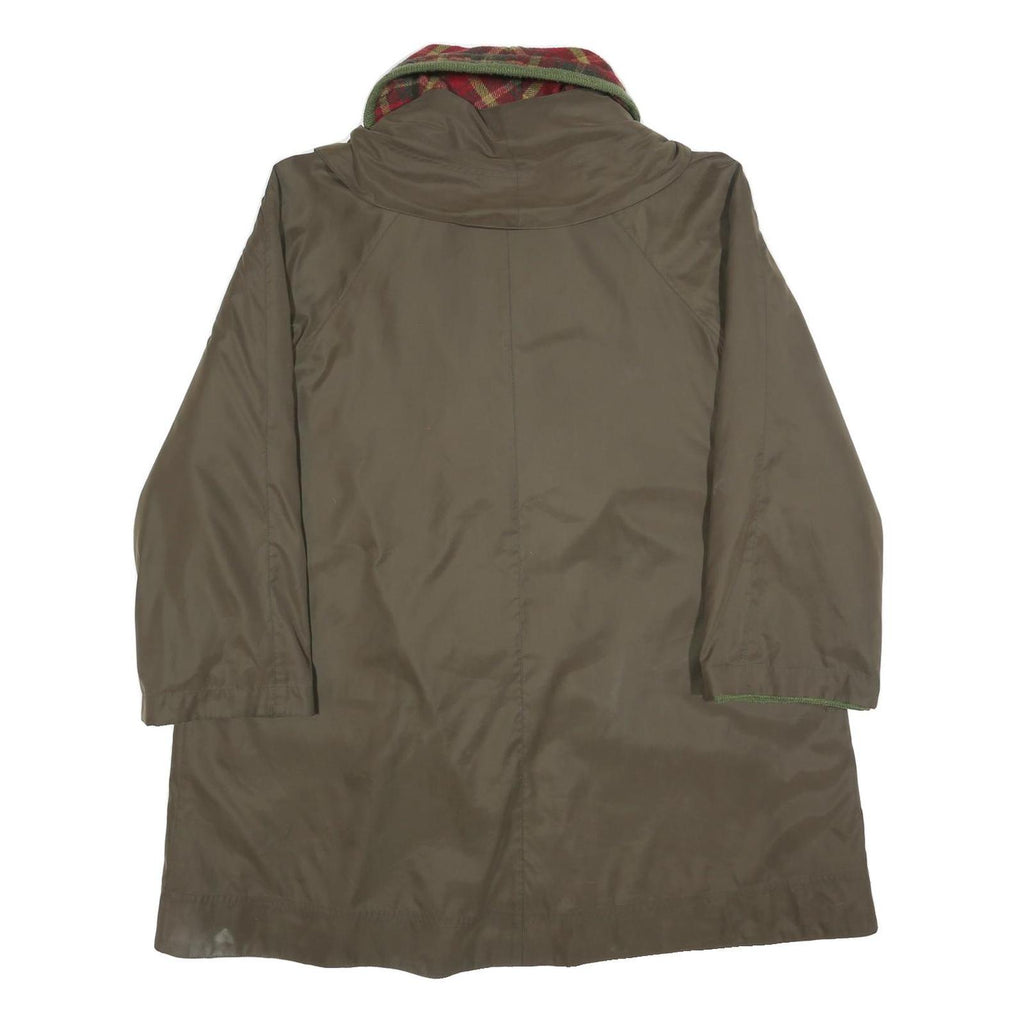 NIXMAR BY LANCETTI Womens Green Jacket L Polyester Blend Plain Button Closure
