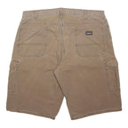 DICKIES Mens Shorts Brown Cargo XL W40 Workwear Durable Cotton