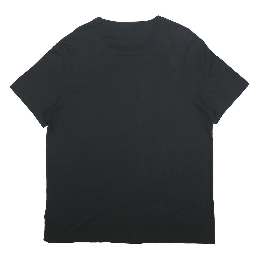 POLO RALPH LAUREN Mens Black Classic T-Shirt XL Short Sleeve Crew Neck Cotton