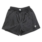FILA Womens Shorts Black Casual L W28 Gym Sportswear Polyester Blend