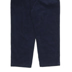 APPLESEEDS Womens Cotton Navy Blue Regular Leg Trousers W28 L25 Zip Closure