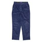 HUNT CLUB Womens Corduroy Trousers Blue Regular Straight W30 L29