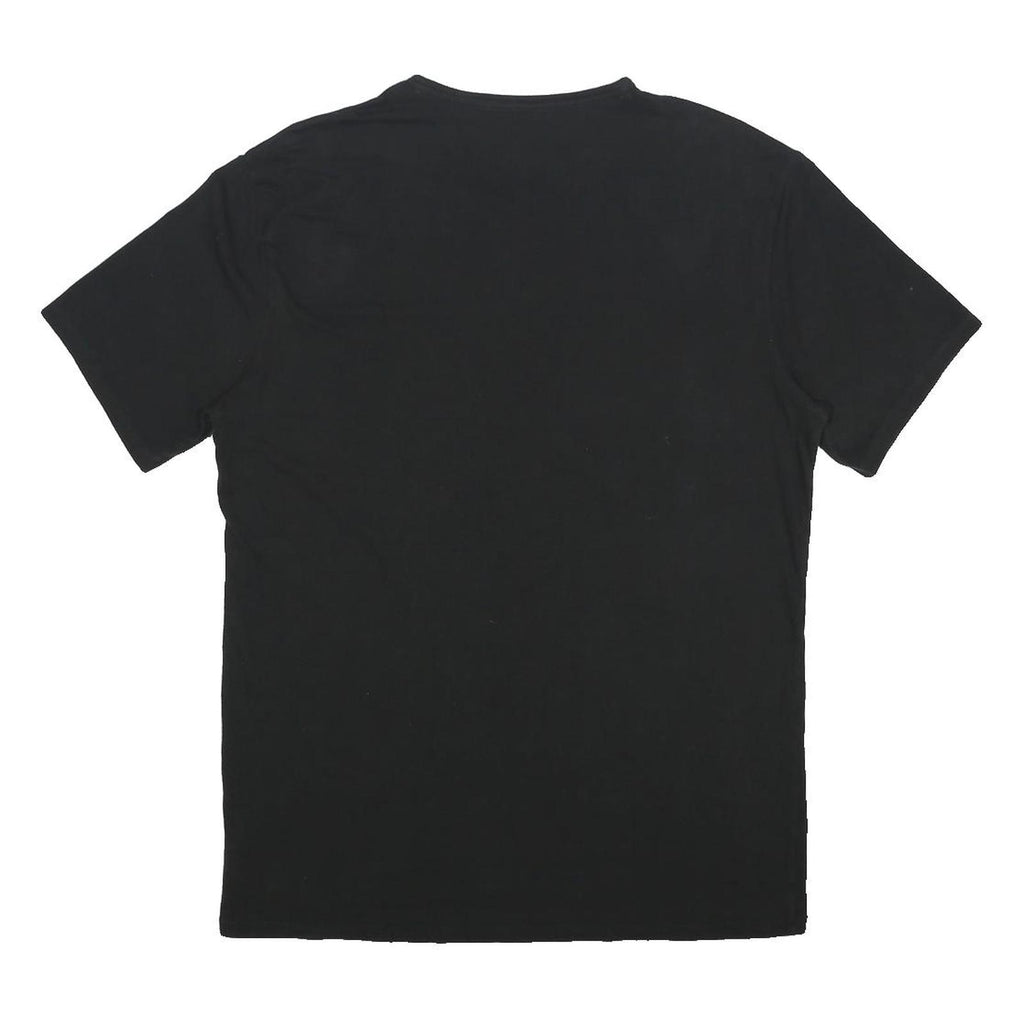 CALVIN KLEIN Mens Black Classic T-Shirt L Short Sleeve Crew Neck Simple Design
