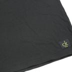 CALVIN KLEIN Mens Black Classic T-Shirt L Short Sleeve Crew Neck Simple Design