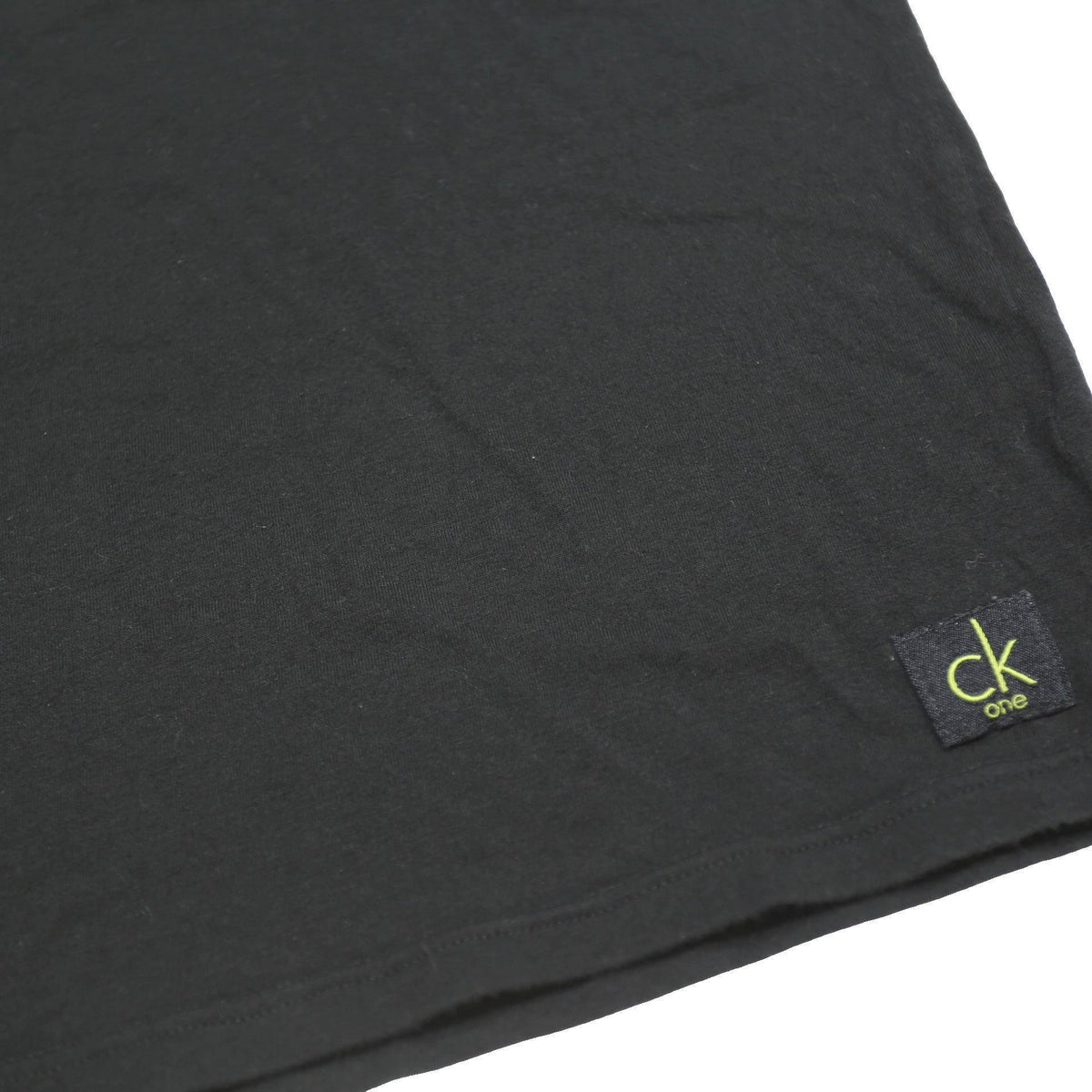 CALVIN KLEIN Mens Black Classic T-Shirt L Short Sleeve Crew Neck Simple Design