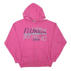 GILDAN Womens Pink Florida United States Pullover Hoodie L Casual Sweatshirt