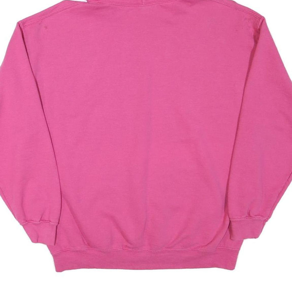 GILDAN Womens Pink Florida United States Pullover Hoodie L Casual Sweatshirt