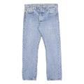 LEVI'S 501 Mens Jeans Blue Regular Straight Denim W34 L30 Classic Button Fly