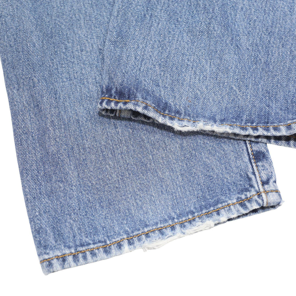LEVI'S 501 Mens Jeans Blue Regular Straight Denim W34 L30 Classic Button Fly