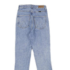 WRANGLER Womens Classic Blue Denim Medium Zip Jeans W24 L26 Comfortable Casual