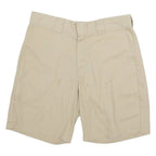 DICKIES Mens Workwear Shorts Beige Relaxed M W32