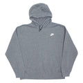 NIKE Womens Grey Hoodie Pullover L