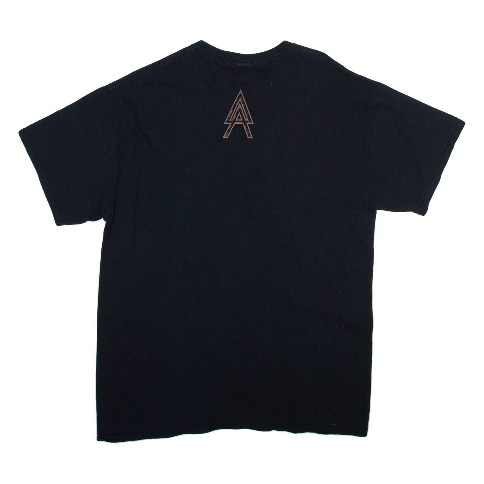 GILDAN Taped Mens Band T-Shirt Black L