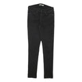 LEVI'S Womens Jeans Black Slim Skinny Denim W28 L29 Stylish Zip Closure