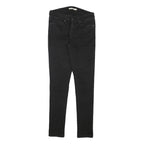 LEVI'S Womens Jeans Black Slim Skinny Denim W28 L29 Stylish Zip Closure