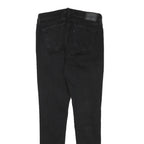 LEVI'S Womens Jeans Black Slim Skinny Denim W28 L29 Stylish Zip Closure