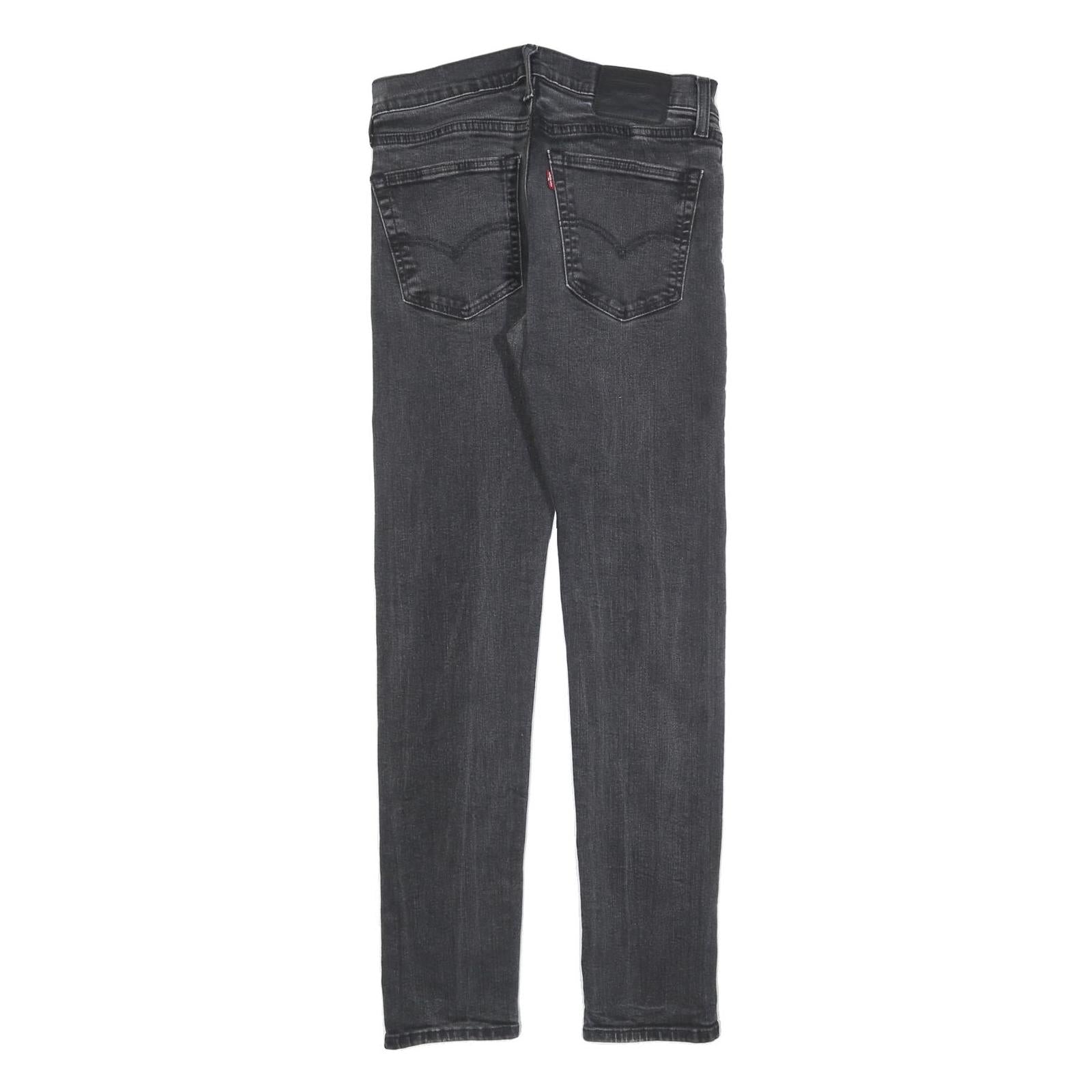 LEVI'S 510 BIG E Mens Jeans Black Slim Skinny Denim Medium W30 L32 Stretch