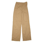 PRETTYLITTLETHING Womens Trousers Brown Regular Wide-Leg W28 L33