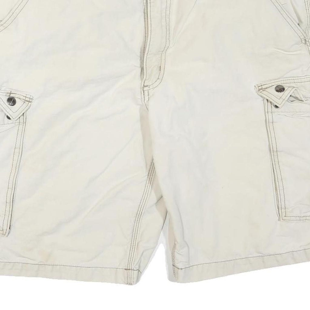CARHARTT Mens Shorts Beige Cargo Relaxed Fit L W38 Durable Cotton Blend