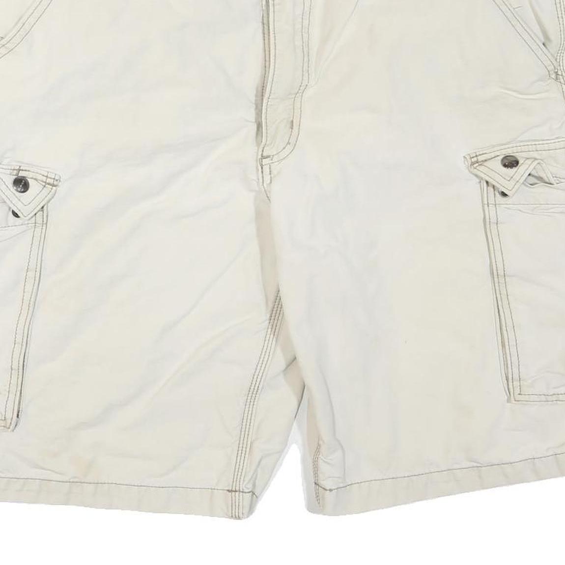 CARHARTT Mens Shorts Beige Cargo Relaxed Fit L W38 Durable Cotton Blend