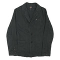 LEE Mens Black Cotton Blend Button Jacket S Casual Workwear Classics