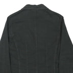LEE Mens Black Cotton Blend Button Jacket S Casual Workwear Classics