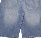 JOHN BAMER Mens Blue Cotton Blend Denim Casual Shorts 3XL W40 Lightweight