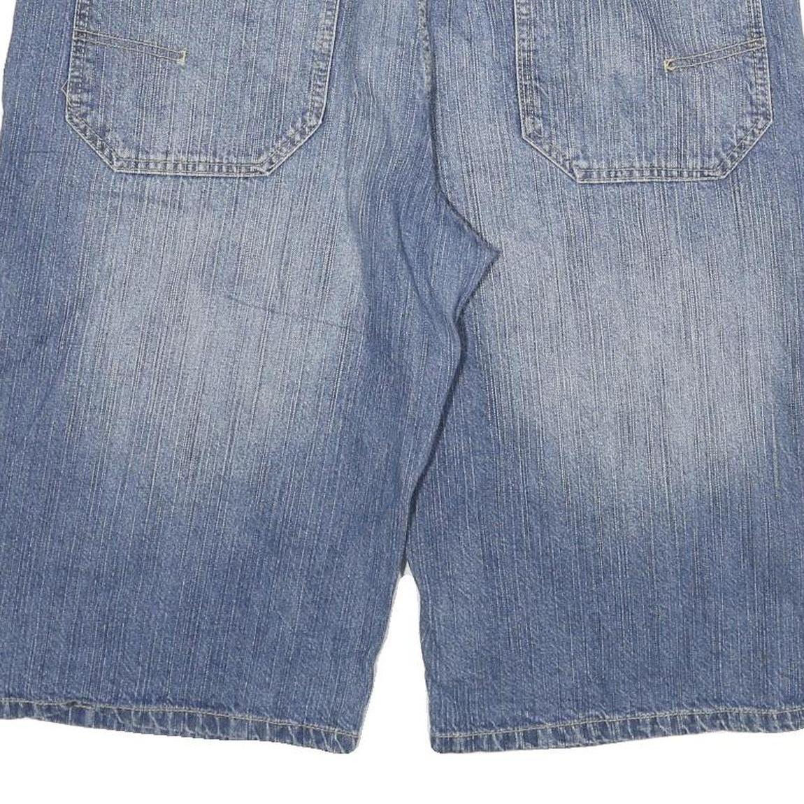 JOHN BAMER Mens Blue Cotton Blend Denim Casual Shorts 3XL W40 Lightweight