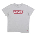LEVI'S Mens Grey Red Graphic T-Shirt M Short Sleeve Crew Neck Cotton Casual