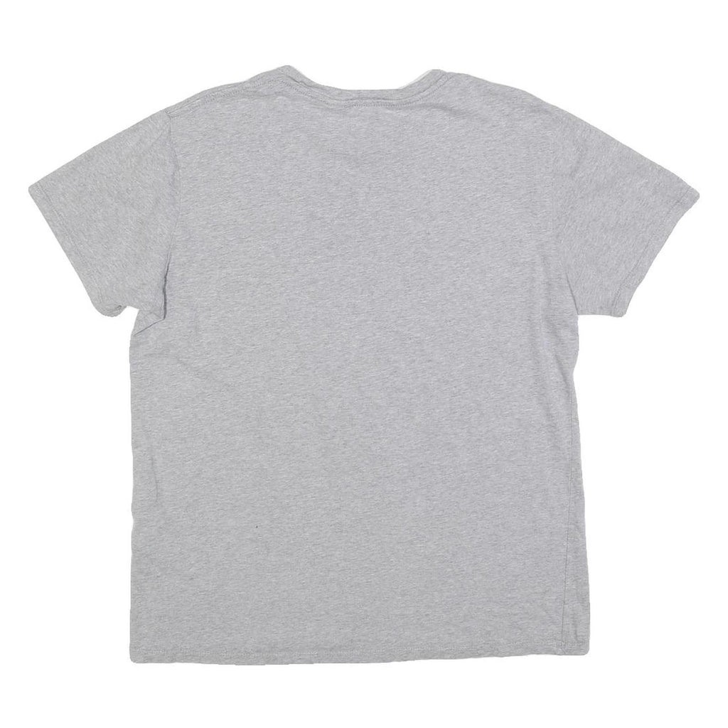 LEVI'S Mens Grey Red Graphic T-Shirt M Short Sleeve Crew Neck Cotton Casual