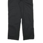 DICKIES Mens Cotton Blend Black Regular Fit Straight Leg Trousers W32 L29