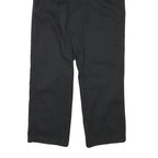 DICKIES Mens Cotton Blend Black Regular Fit Straight Leg Trousers W32 L29