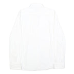 DKNY Mens White Slim Fit Cotton Shirt M Dress Formal Classic Collar