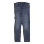 CALVIN KLEIN JEANS Mens Blue Slim Skinny Denim W33 L32 Zip Cotton Blend Stretch