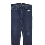 CARHARTT Mens Jeans Blue Slim Skinny Denim W32 L32 Button Cotton Blend