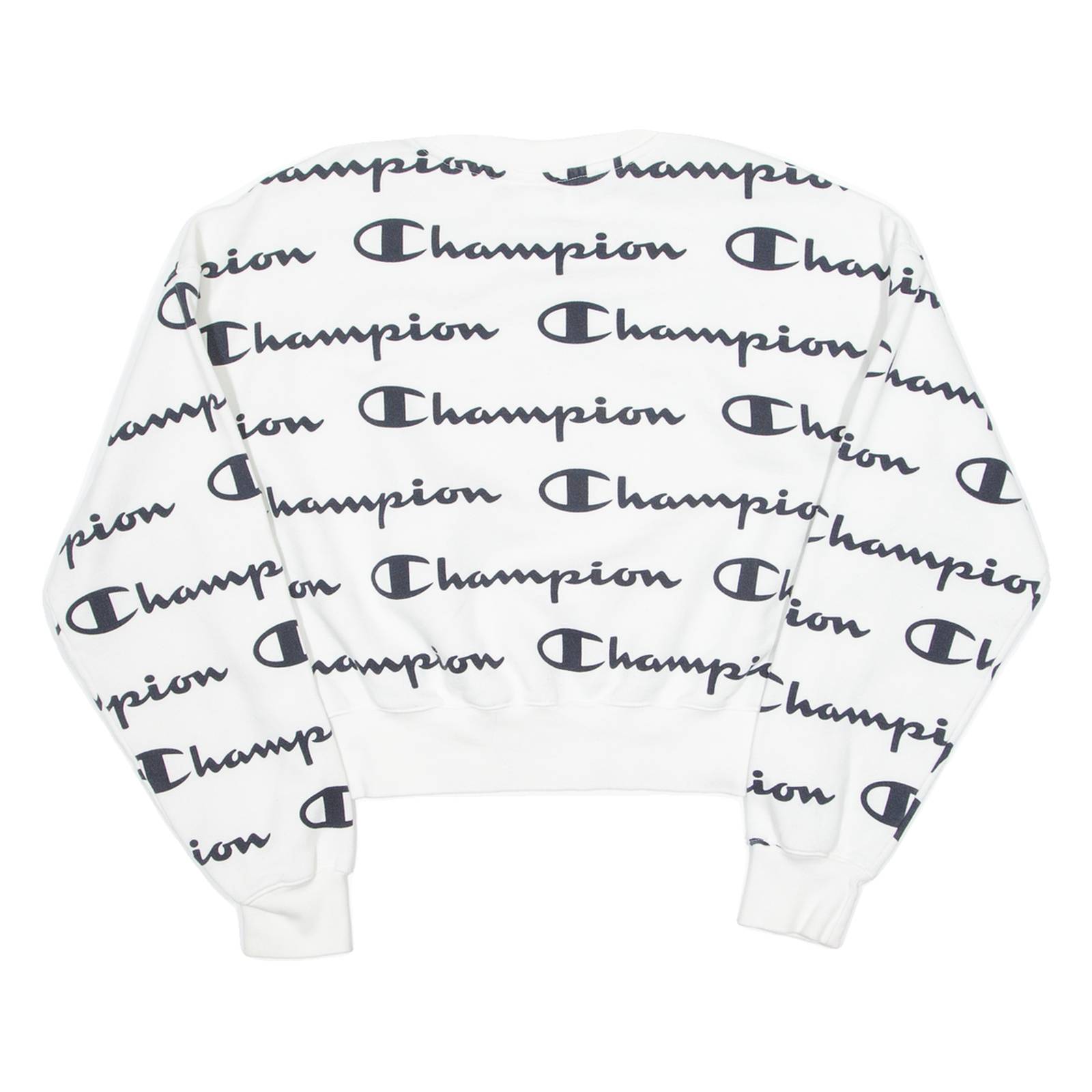 CHAMPION Womens Sweatshirt White L