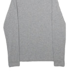 H&M Womens Grey Plain Turtleneck Basic Knit Jumper S Lightweight Soft Comfort