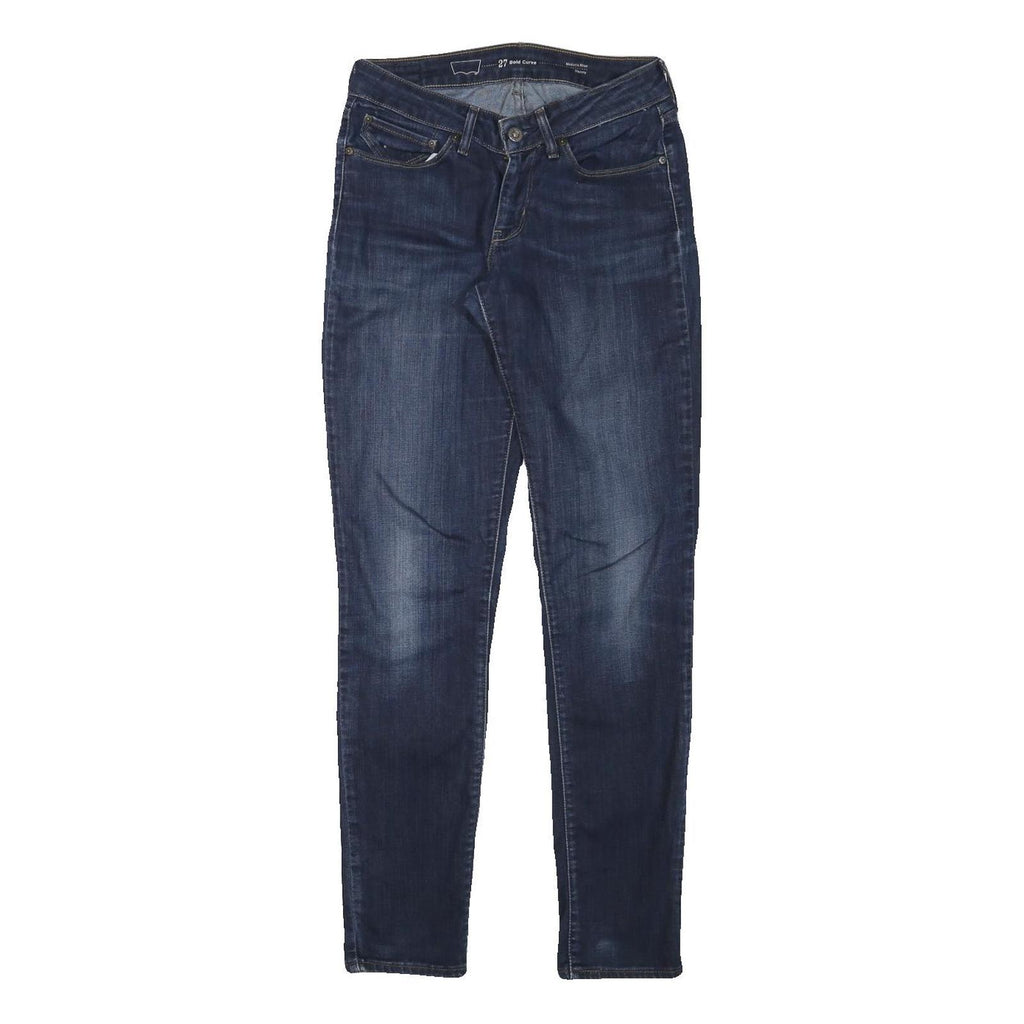 LEVI'S Womens Slim Denim Slim Fit Blue Jeans W27 L30 Classic Cotton Blend