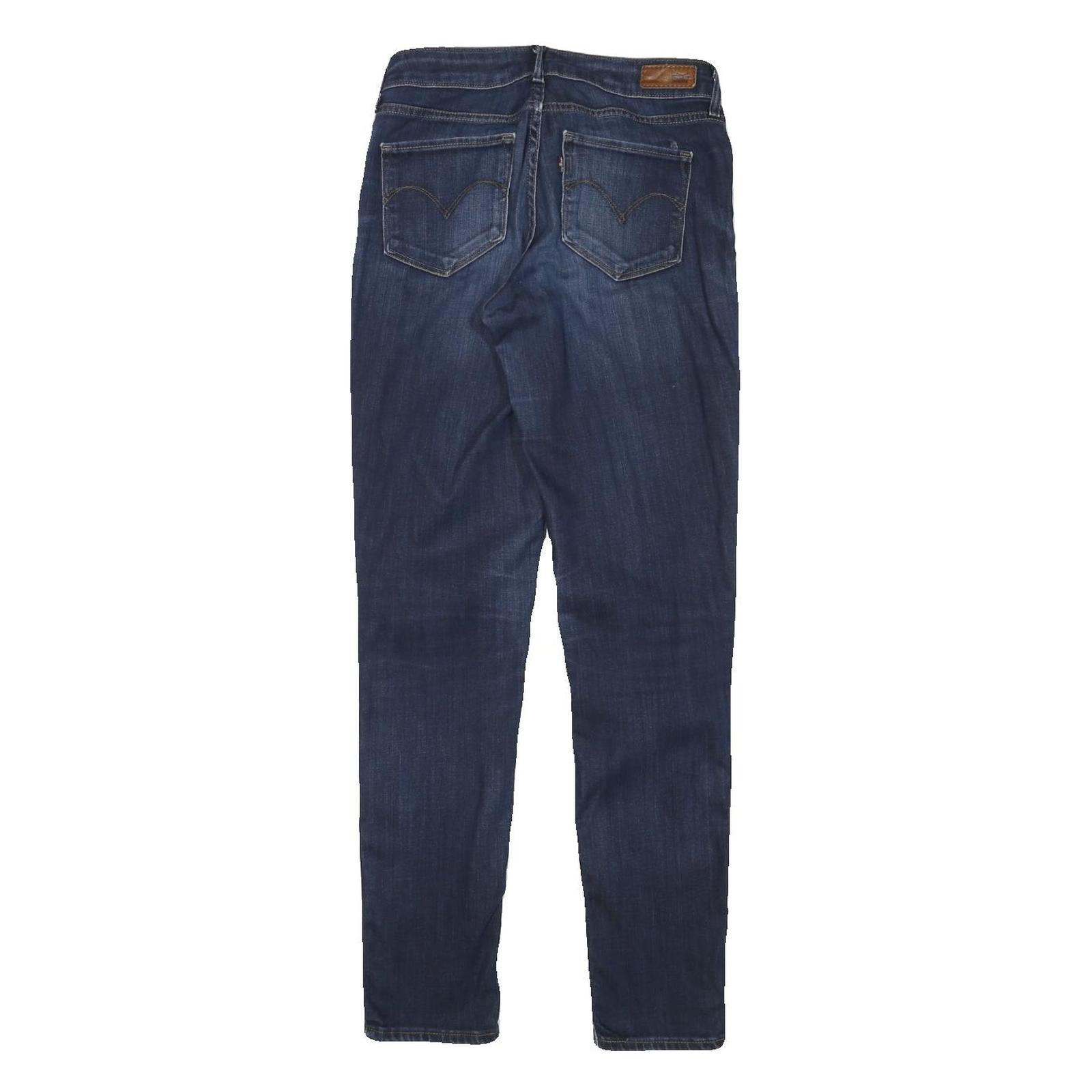 LEVI'S Womens Slim Denim Slim Fit Blue Jeans W27 L30 Classic Cotton Blend
