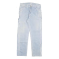CARHARTT Mens Light Blue Regular Fit Denim Jeans W31 L32 Workwear Utility