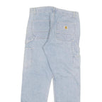 CARHARTT Mens Light Blue Regular Fit Denim Jeans W31 L32 Workwear Utility