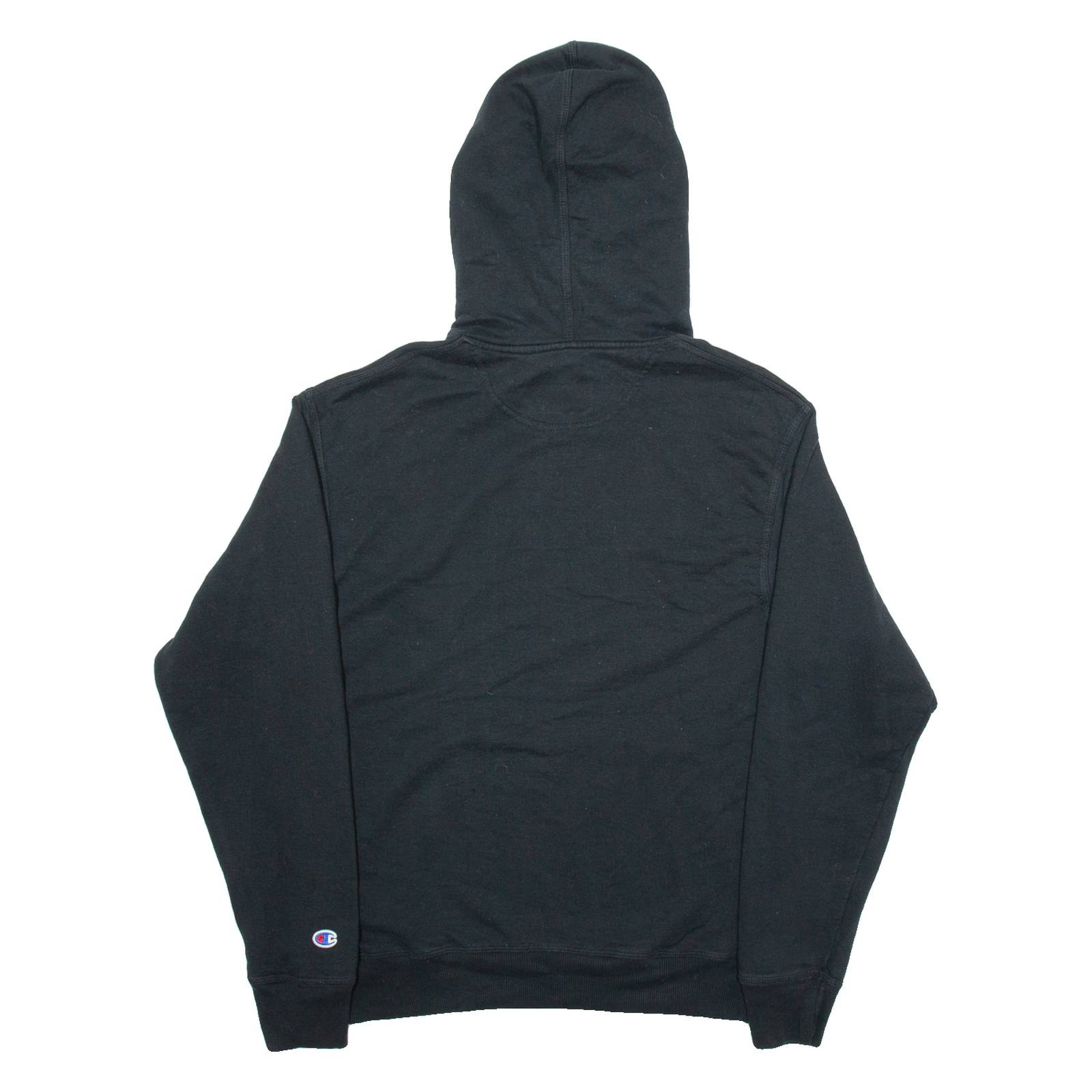 CHAMPION Mens Black Hoodie M