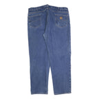 CARHARTT Mens Jeans Blue Relaxed Straight Denim Medium W44 L34 Workwear