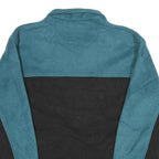 SJB SPORT Mens Blue & Black Zip Polyester Fleece Jacket M Casual Outdoor