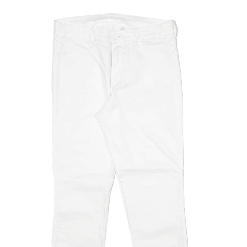 H&M Womens Jeans White Slim Skinny W30 L28