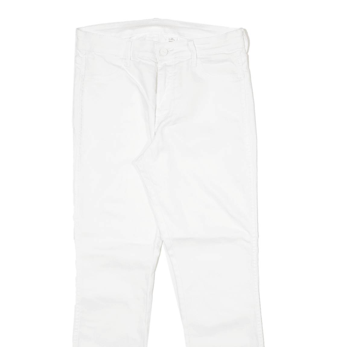 H&M Womens Jeans White Slim Skinny W30 L28