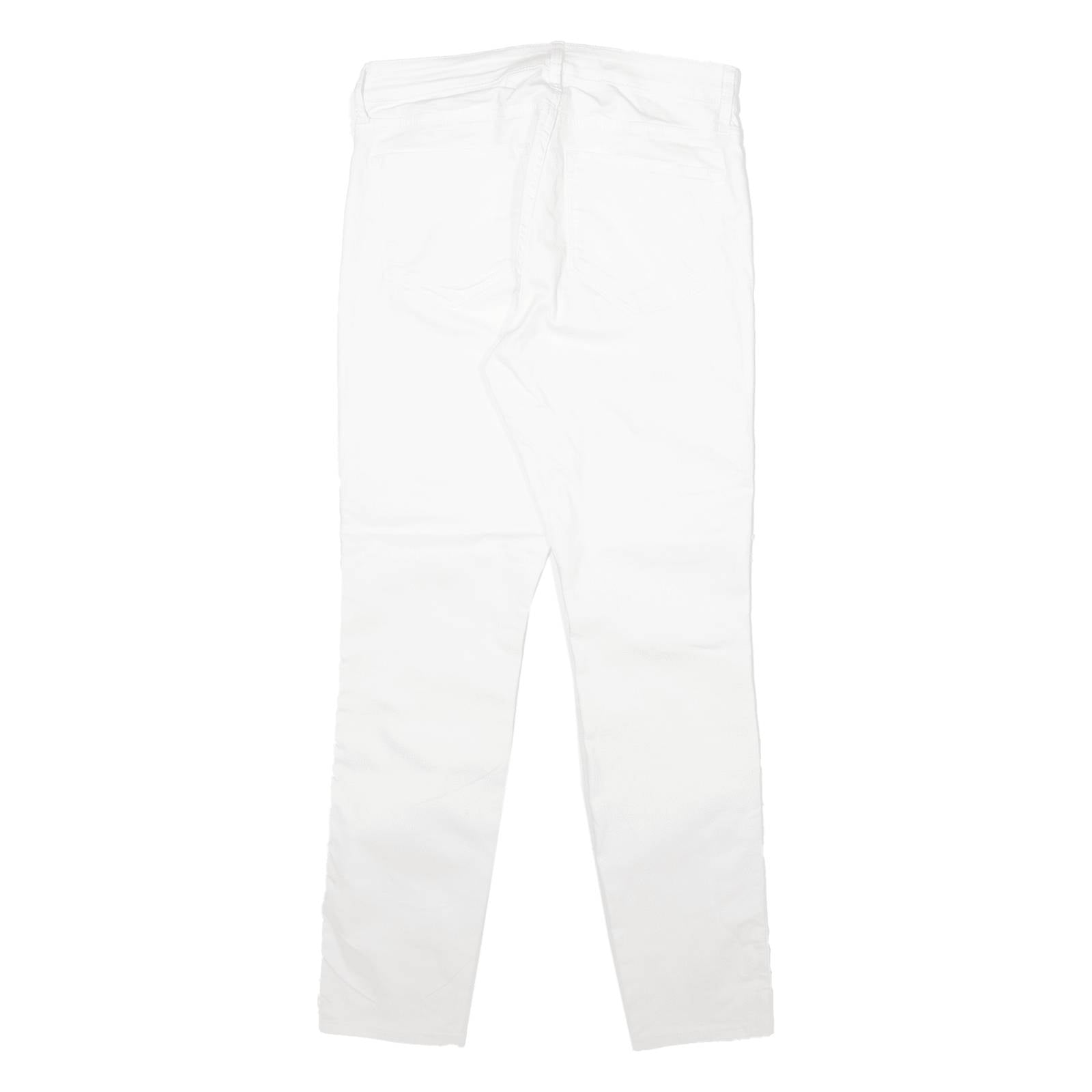H&M Womens Jeans White Slim Skinny W30 L28