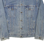 LEVI'S Mens Blue Denim Jacket M Cotton Blend Classic Button Closure Vintage