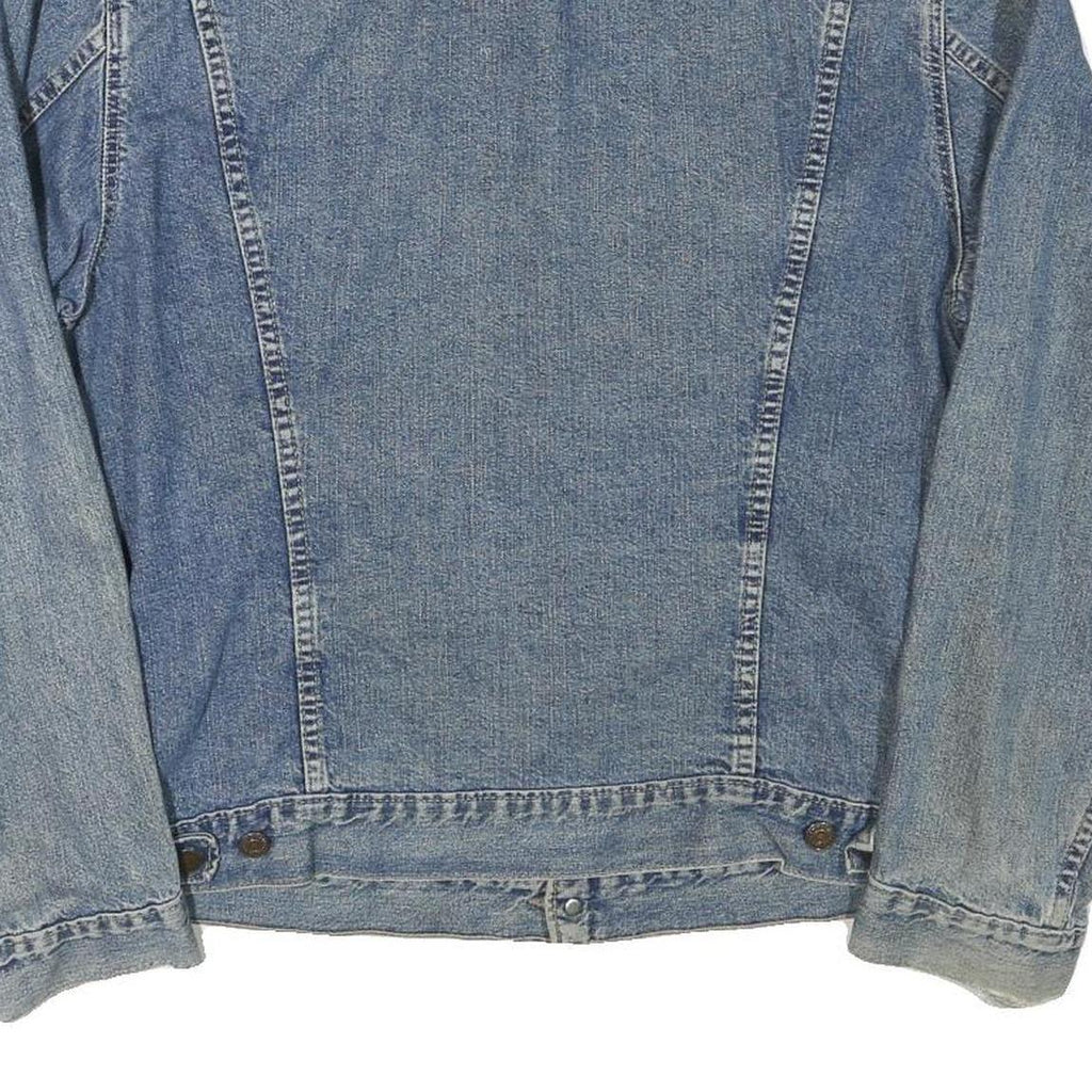 LEVI'S Mens Blue Denim Jacket M Cotton Blend Classic Button Closure Vintage