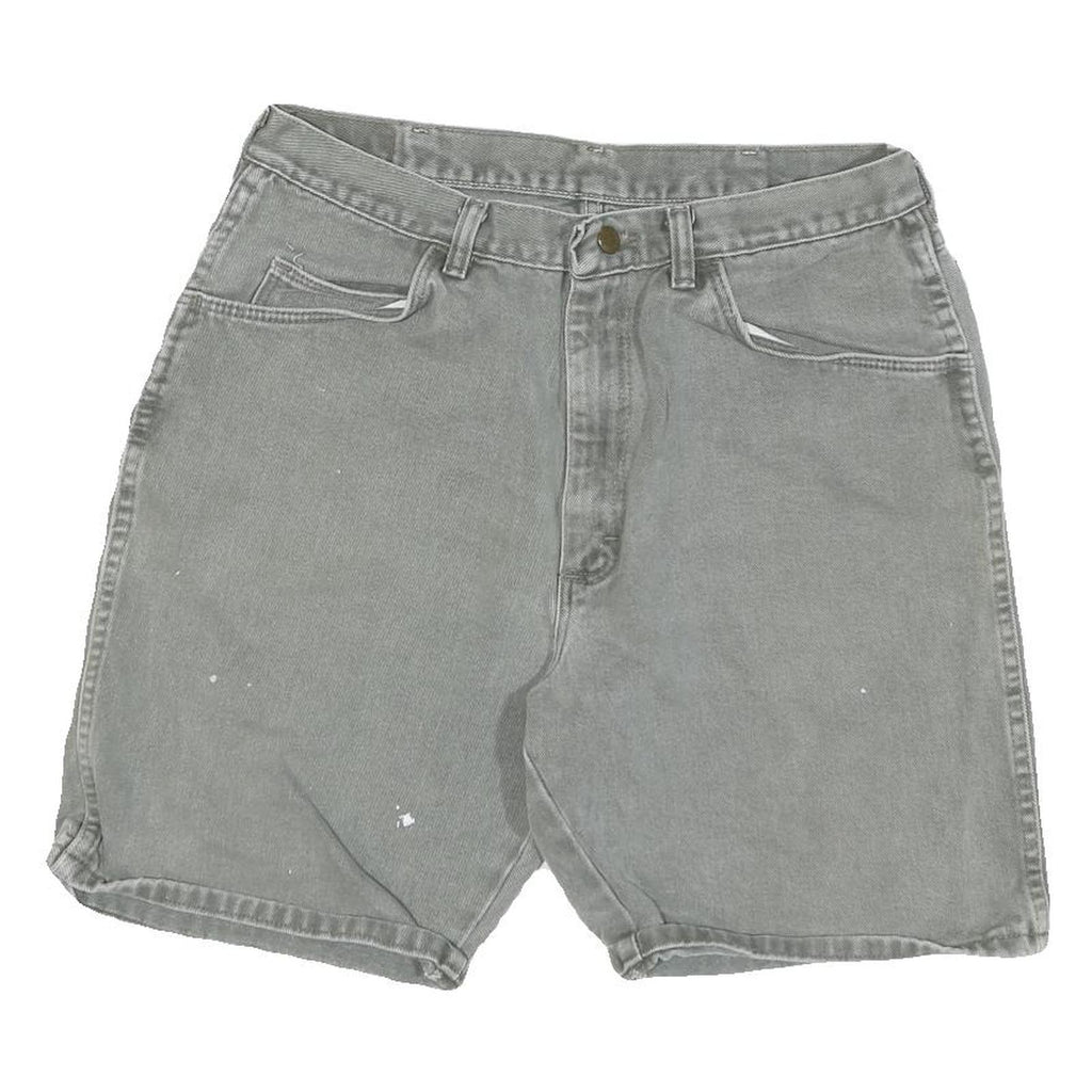 WRANGLER Mens Shorts Grey Casual Classic L W34 Cotton Blend